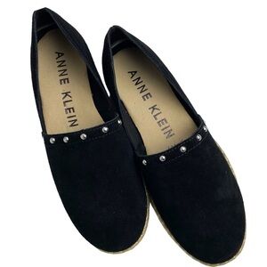 Anne Klein Black Kaylie Espadrilles size 6.5